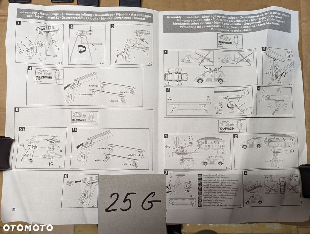 Bagażnik dachowy bazowy Volkswagen Bora Golf IV - 6