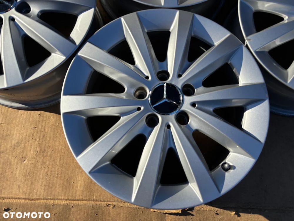 Oryginalne Aluminiowe Felgi Mercedes B A Klasa W246 Czujniki Ciśnienia 6.5 16 ET49 5x112 A2464010500 4 Sztuki Ładne A246 246 W176 176 - 2