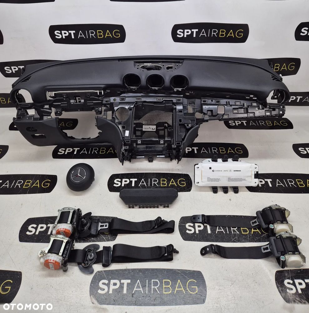 GLC X254 KOKPIT DESKA KONSOLA PULPIT PODUSZKA AIRBAG AIR BAG PASY KIT SET - 1