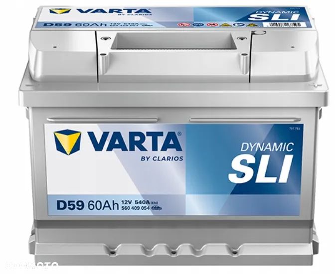 Akumulator Varta SLI 560409054 60Ah 540A P+ 12V - 1