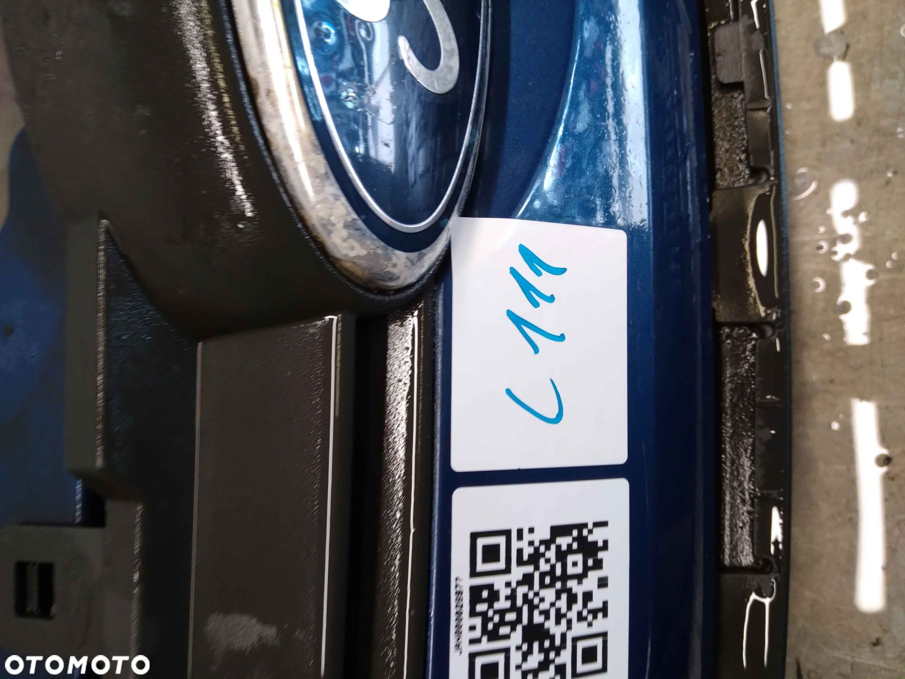 ^ ZDERZAK PRZÓD PRZEDNI DO FORD FIESTA MK7 VII C9 NIEBIESKI - 6