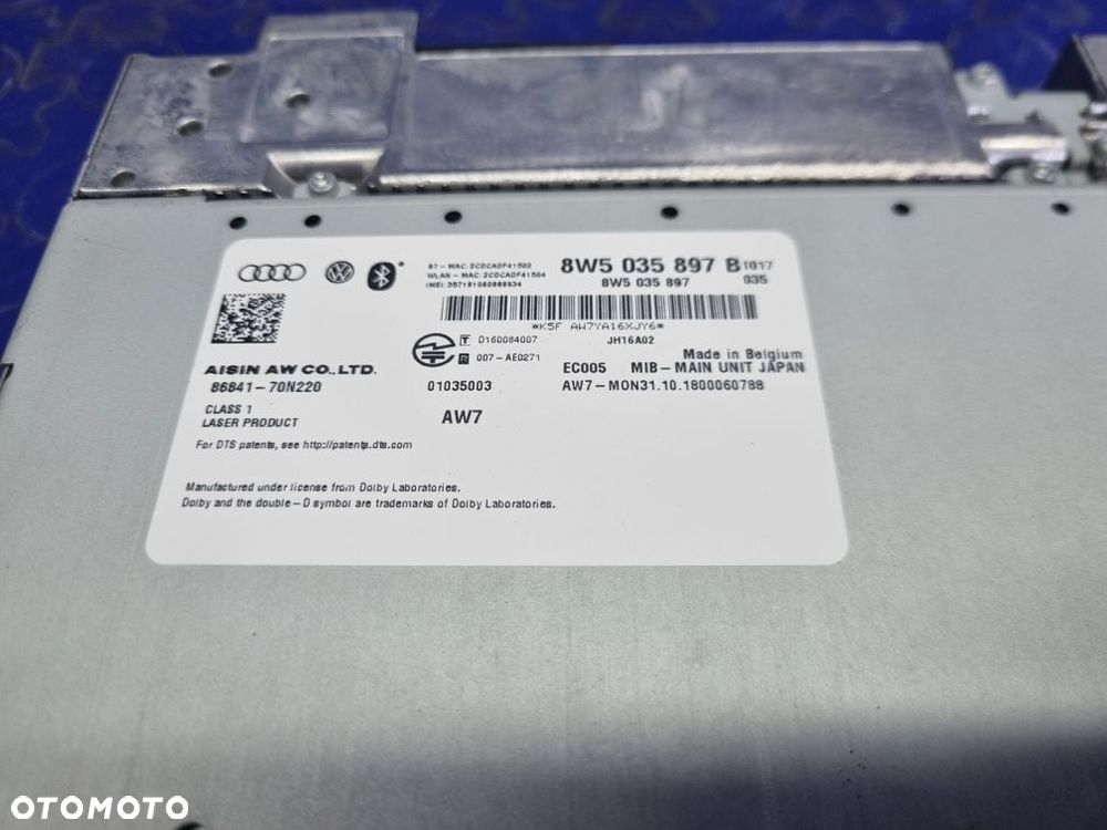 CZYTNIK jednostka MMI Audi A5 F5 nawigacja Oryginał | OEM | Poznań | - 8