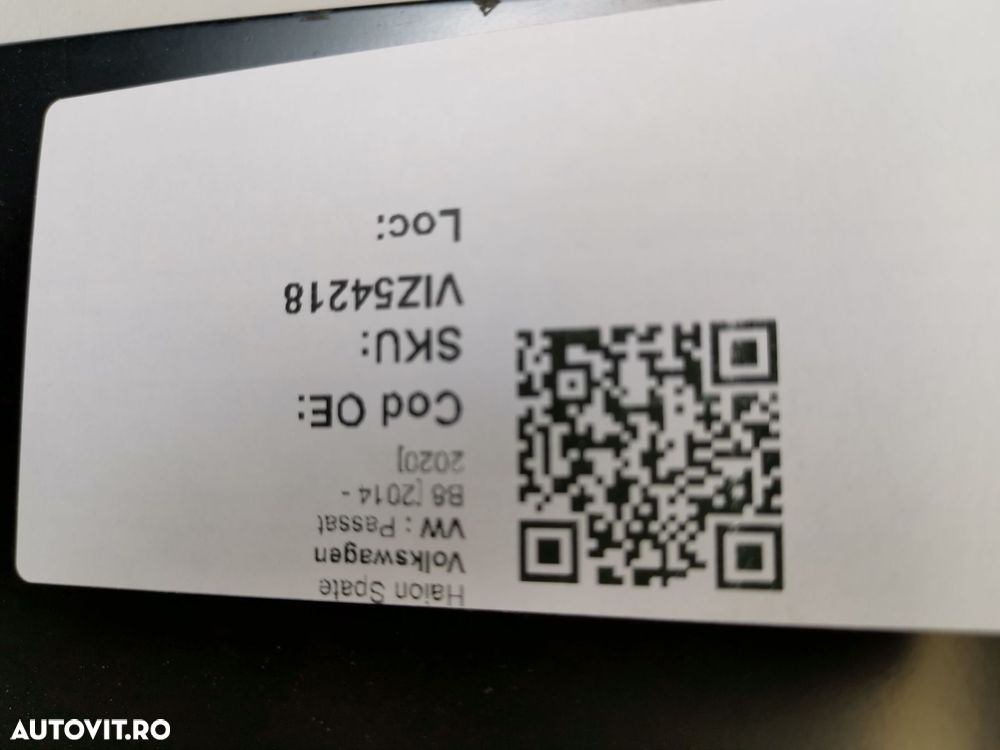 Haion Spate Volkswagen VW  Passat B8 2014 2015 2016 2017 2018 2019 202 - 8