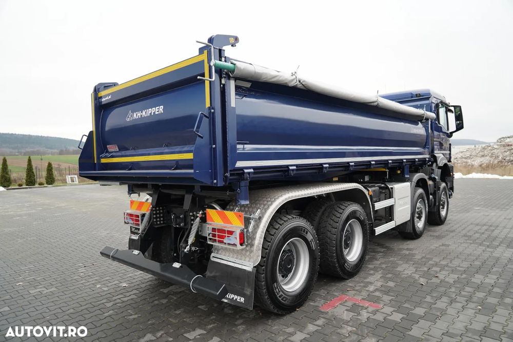MAN TGS 41.480 / 8x6 / BASCULANĂ SPATE / MANUAL / NOU NOU / KH-KIPPER / - 25