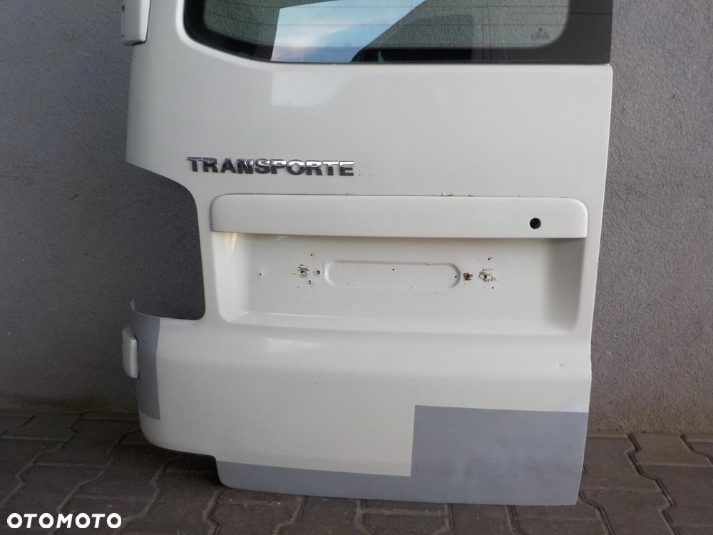 VW T5 T6 DRZWI SKRZYDEŁKOWE TYŁ TYLNE LEWE SZYBA - 4