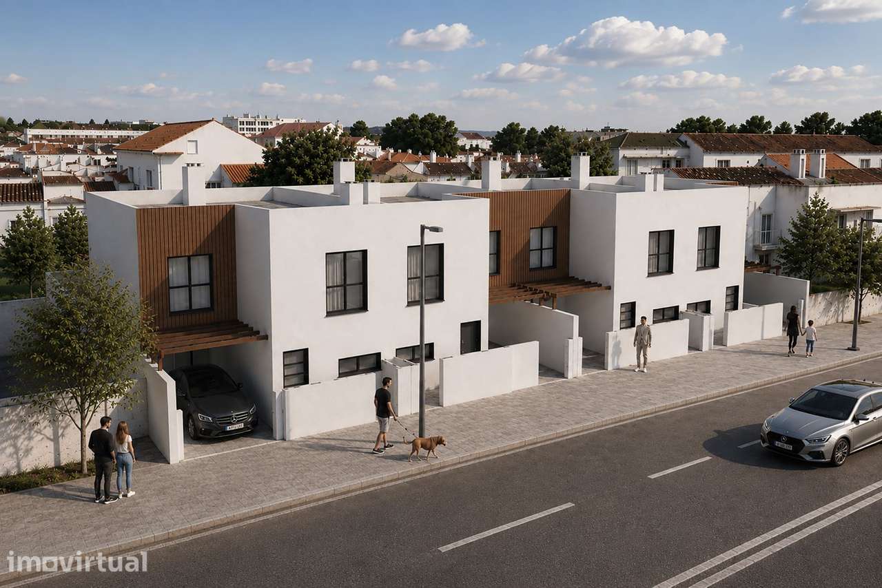 Moradias T4 Évora com Piscina - Bairro dos Canaviais - Grande imagem: 2/8