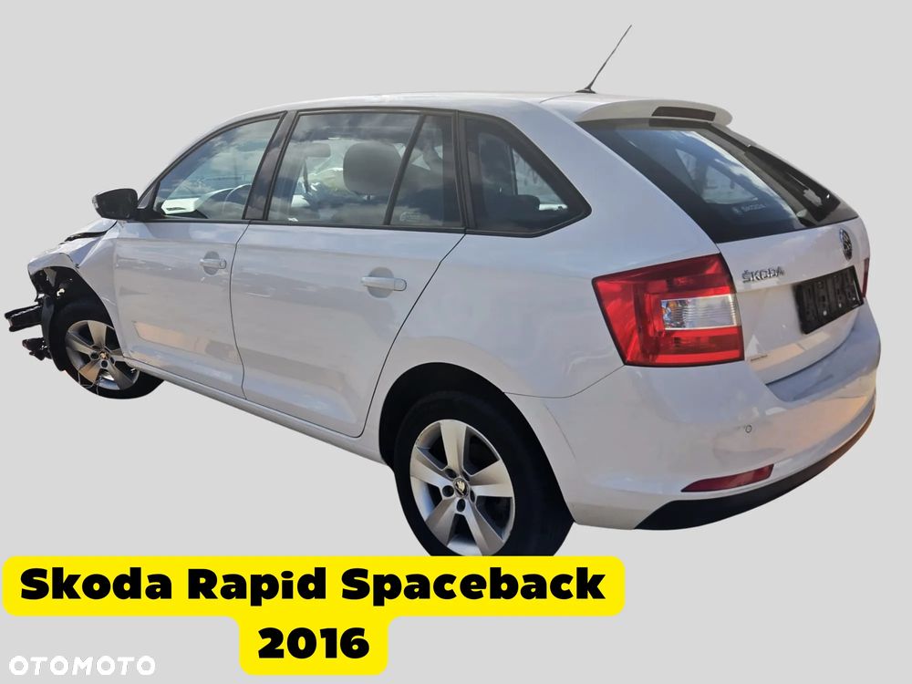 Skoda Rapid Spaceback 2016 Silnik 1.2 TSI (CJZC) 90 KM (66 kW) LF9E Na części silnik, drzwi, klapa bagażnika, zderzak, lampa