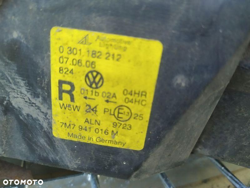 LAMPA PRAWA REFLEKTOR PRAWY EUROPA VW SHARAN I LIFT 0301182212 - 7