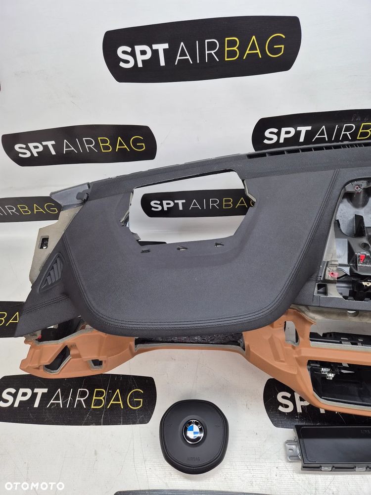 G32 SERIA 6 KOKPIT DESKA KONSOLA PULPIT PODUSZKA AIRBAG AIR BAG PASY KIT SET - 2