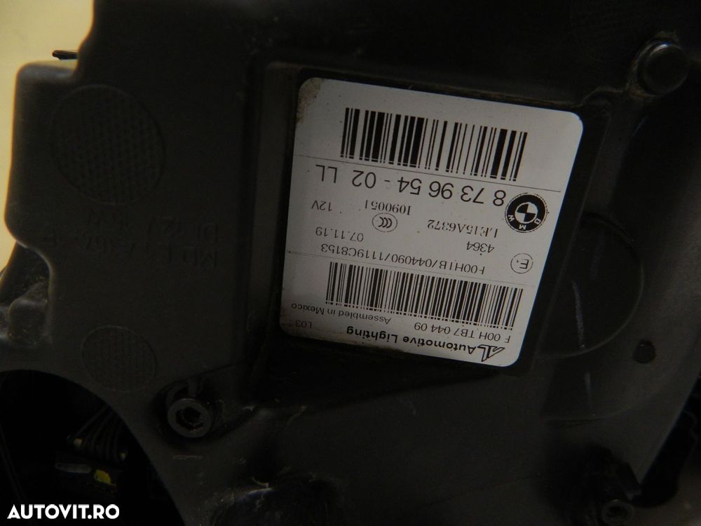 Far dreapta BMW X3 / X4 G01 G02 Full LED Adaptive, 2021, 2022, 2023, cod origine 8739654-02. - 6