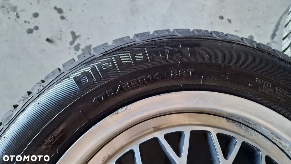 4szt Koła Ford Fiesta Fusion Focus 14" 4x108 ET38 Opony 175/65 R14 Diplomat ST 2023r Montaż Wysyłka 28A - 8