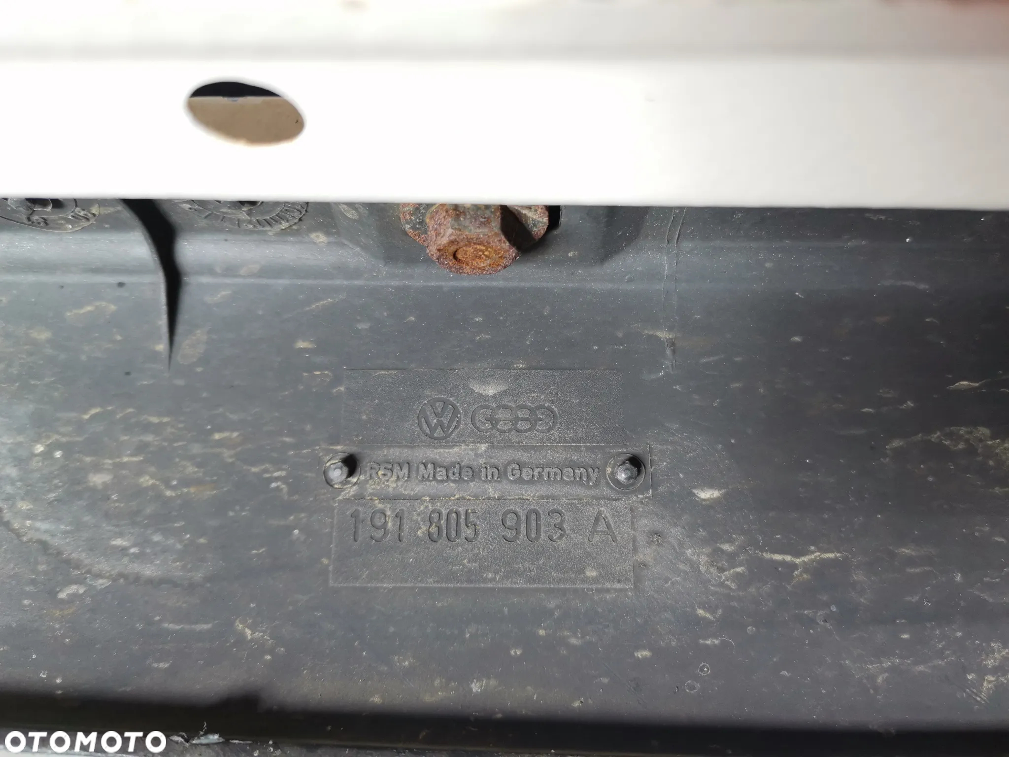Zderzak Spoiler Blacha osłona Pas przedni VW GOLF 2 II MK2 83-89 Oryginał - 12