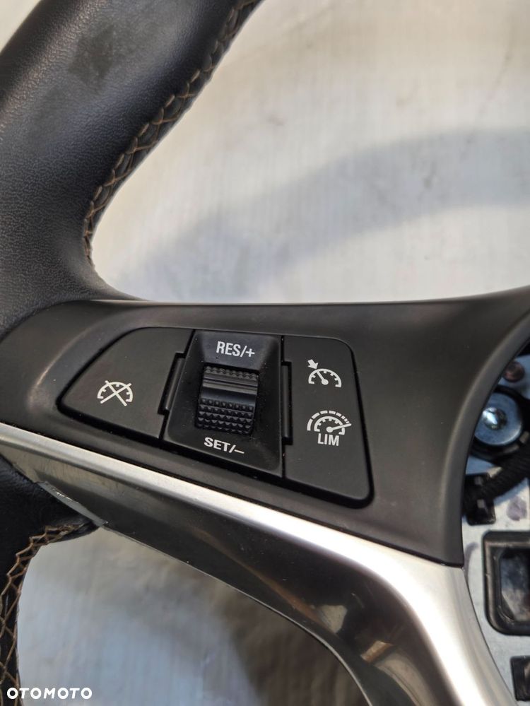 OPEL ADAM  KIEROWNICA BRĄZ MULTIFUNKCJA SKÓRZANA 13454738 - 5