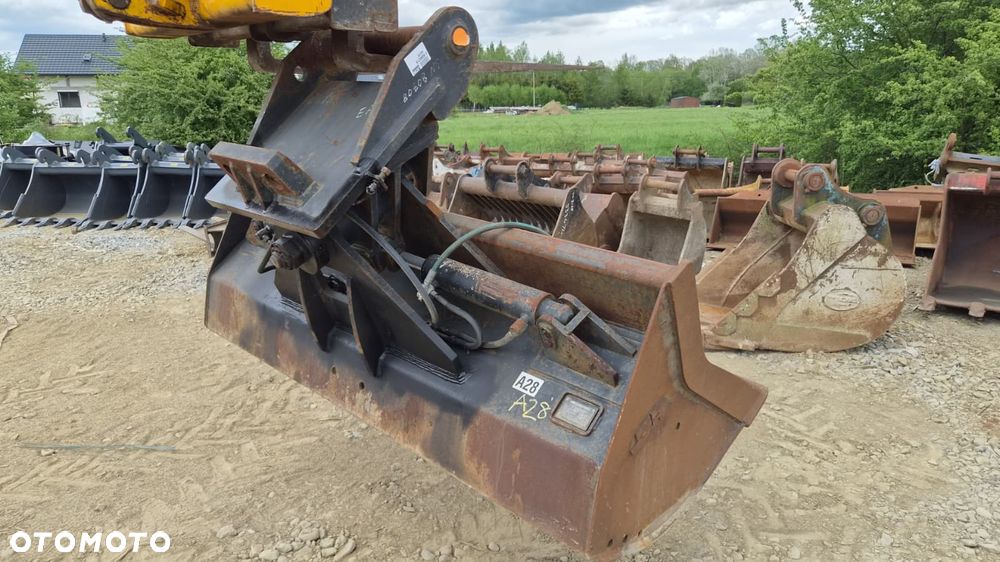 Łyżka skarpowa hydrauliczna 200cm złącze Lehnhoff MS21 Radlinger skarpówka uchylna 2m - 5