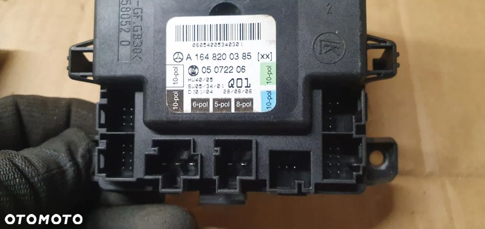 Moduł sterownik drzwi lewy przód Mercedes ML W164 A1648200385 - 4