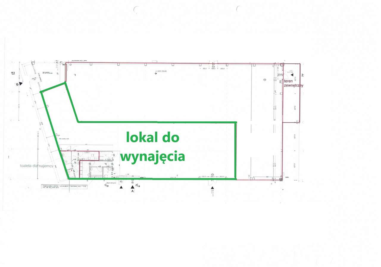 Łask - wynajmę lokal ok. 540 m2 - Pełny obrazek: 2/5