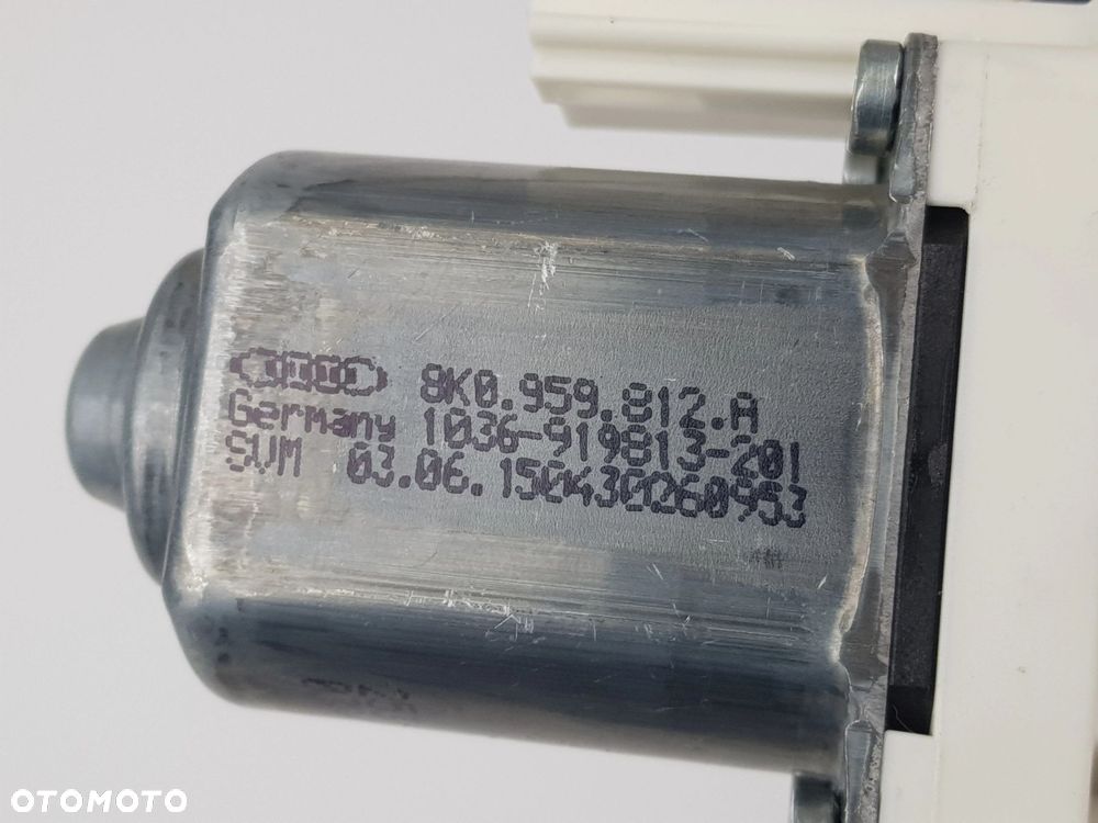 Silniczek Silnik Mechanizm podnoszenia szyb Prawy Tył Audi A4 B8 A6 C7 - 9