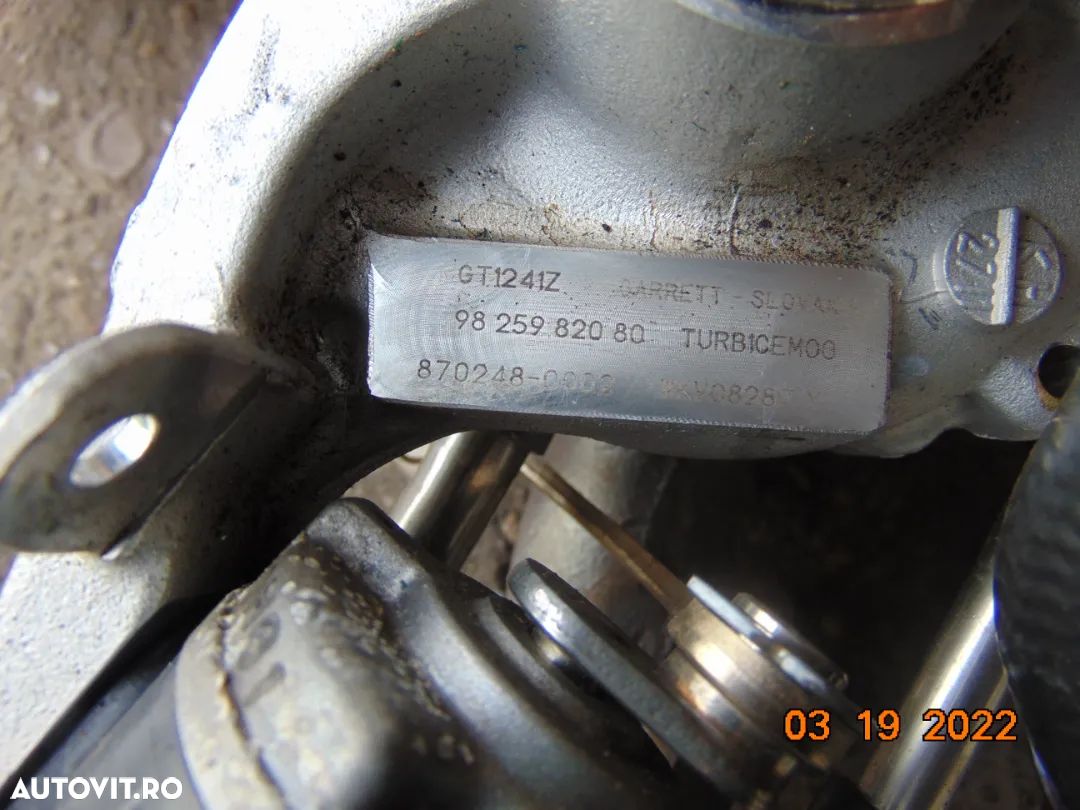 turbina Peugeot 1.2 hn05 2007 308 208 3008 2008 partner citroen c3 c4 c5 picasso cactus berlingo op - 1