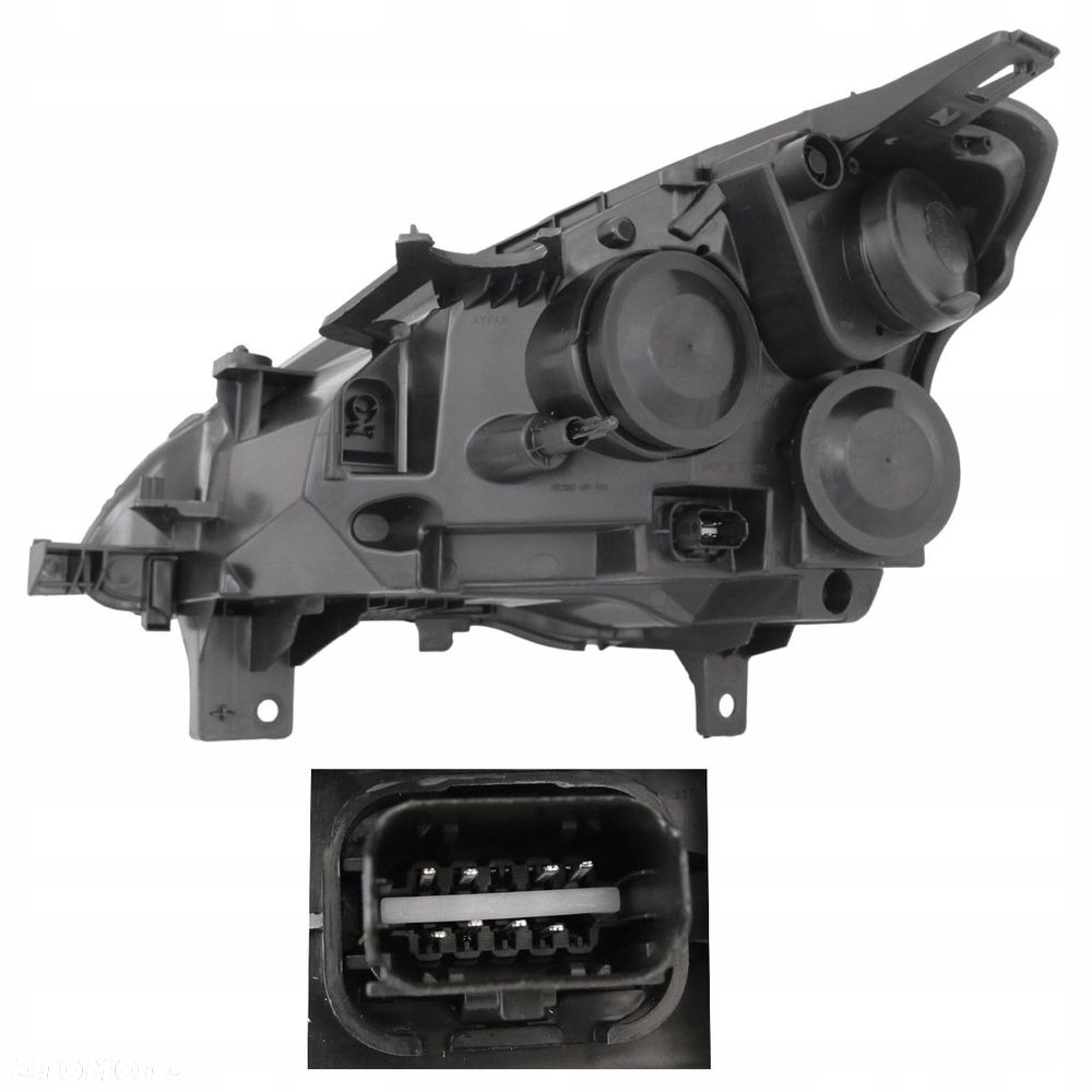 Reflektor Lampa Przód Peugeot Partner 2 II B9 2008-2012 R - 2