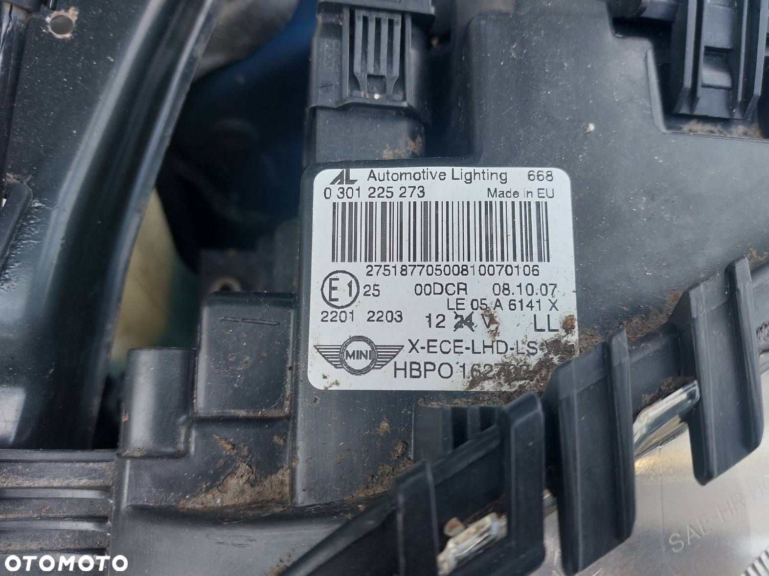 KOMPLETNY PRZÓD MASKA ZDERZAK LAMPA BŁOTNIK MINI CLUBMAN I A63/5 - 9