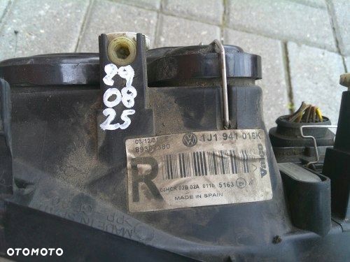 VW GOLF IV 4 HALOGEN PRAWA PRZEDNIA LAMPA VALEO ORYGINAŁ 1J1941016K - 5