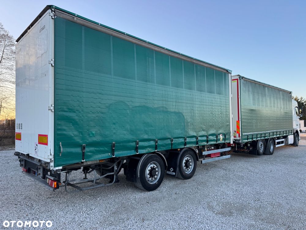 DAF XF 460 6X2 Euro 6 Zestaw Z Przyczepą 38 Palet Przejazdowy Dach Zsuwany - 5