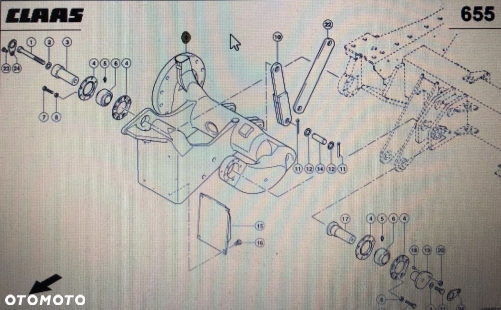00 0764 541 0/00 0764 540 0/wahacz/Lexion 580 560 600 Mega 350 370-360 202 Tucano - 1