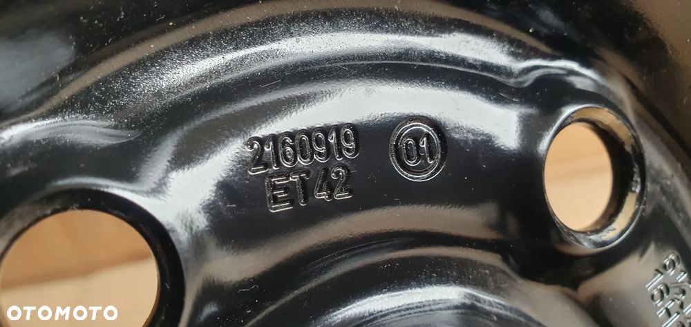 Felga stalowa zapas VW 5x112 16" ET42 6,5J VW Passat B6 - 11