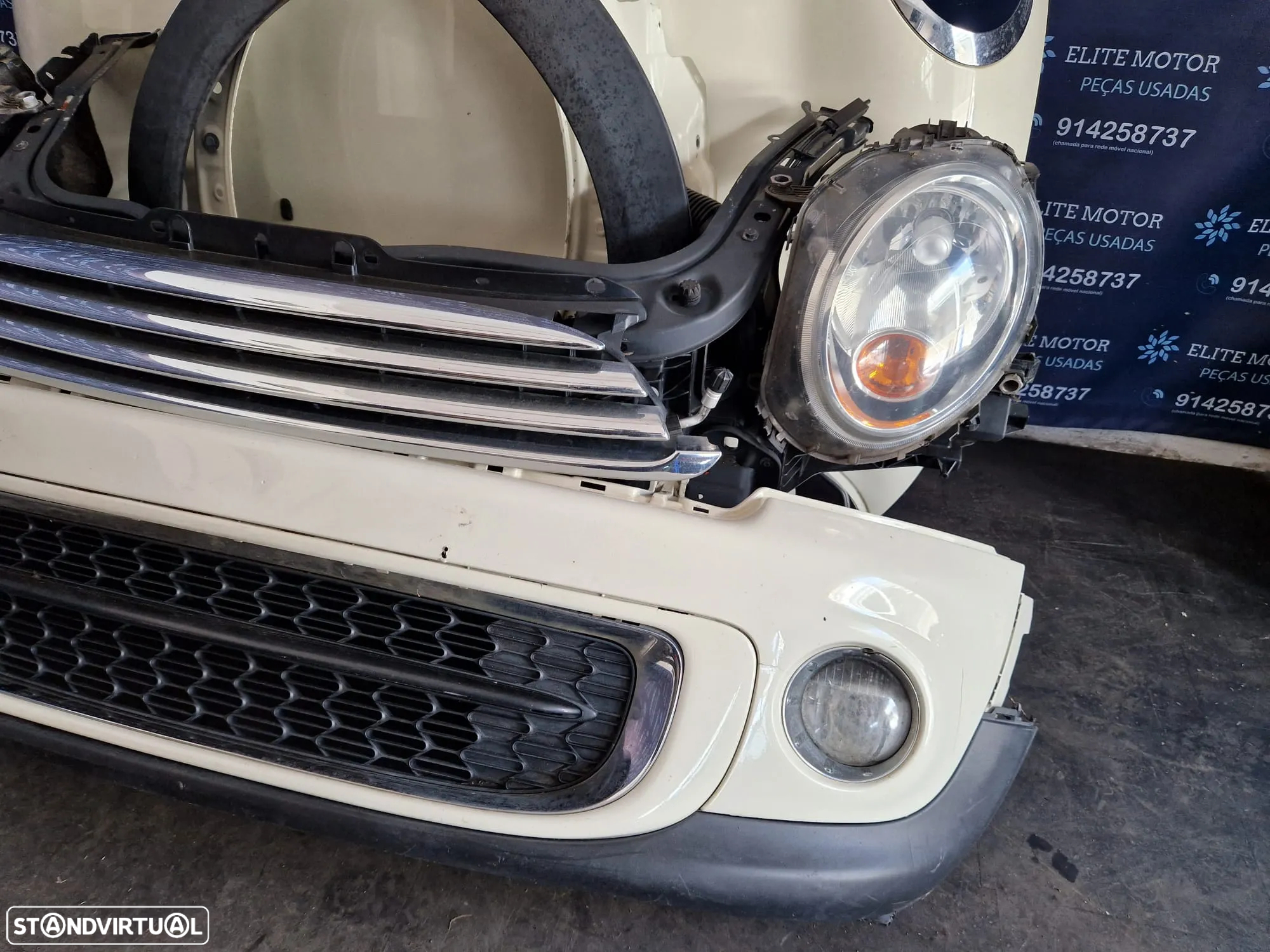 Frente completa usada MINI ONE COOPER R56 1.6D LCI capot parachoques guardalamas oticas radiadores R55 R57 - 4