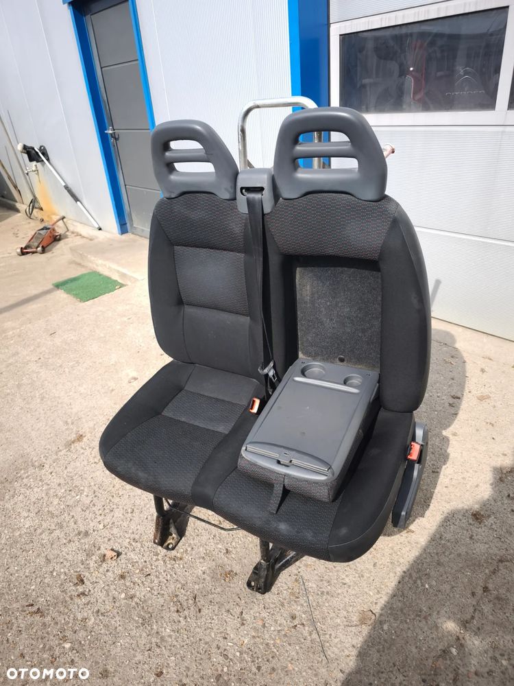Fotel ławka dwójka pasażera Citroen Jumper Peugeot Boxer Fiat Ducato III 2006-2024 - 1