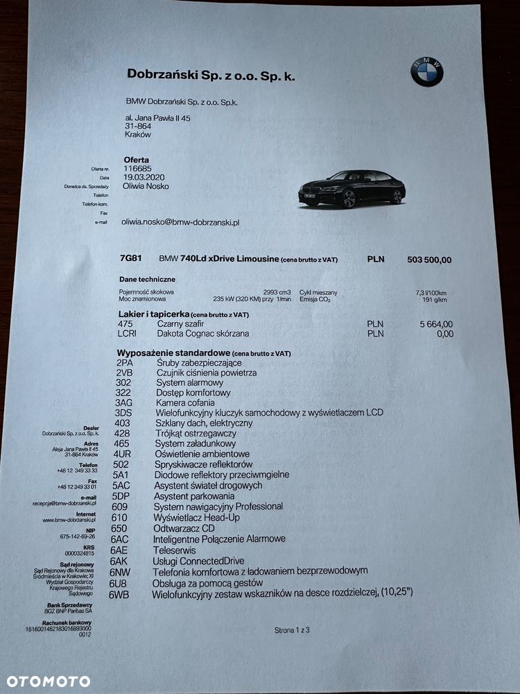 BMW Seria 7 740Ld xDrive - 8