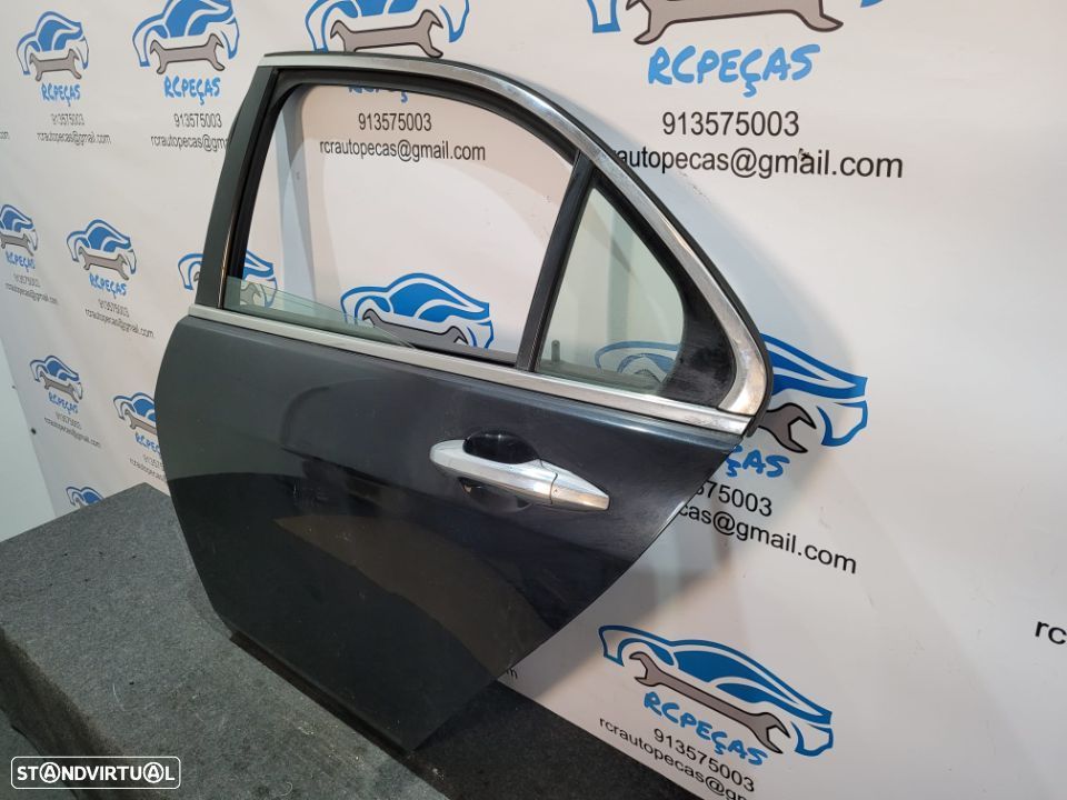 PORTA TRASEIRA TRÁS ESQUERDA HONDA ACCORD VII 7 MK7 SEDAN CARRO FECHO ELEVADOR MOTOR PUXADOR VIDRO - 2