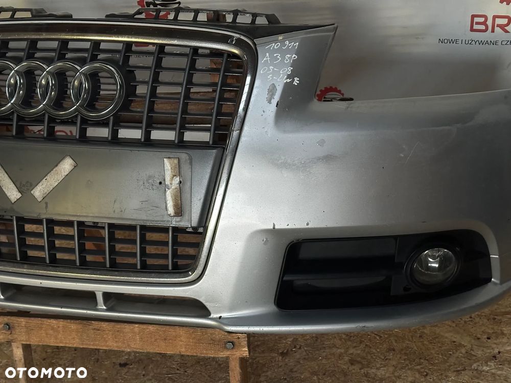 ZDERZAK PRZEDNI AUDI A3 05-08 8P  S-LINE LY7W - 4