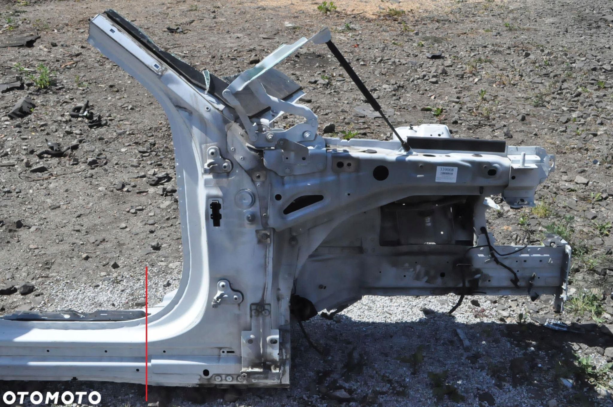 LAND ROVER DISCOVERY V L462 ĆWIARTKA PODŁUŻNICA PRAWY PRZÓD - 1