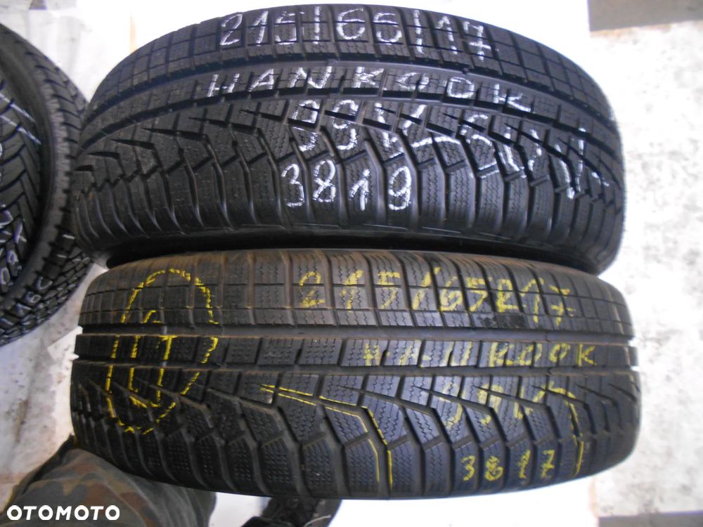 OPONY  215/65r17 Hankook Winter Icept Evo 2 SUV DOT 3819 /  3817 8,2MM - 1