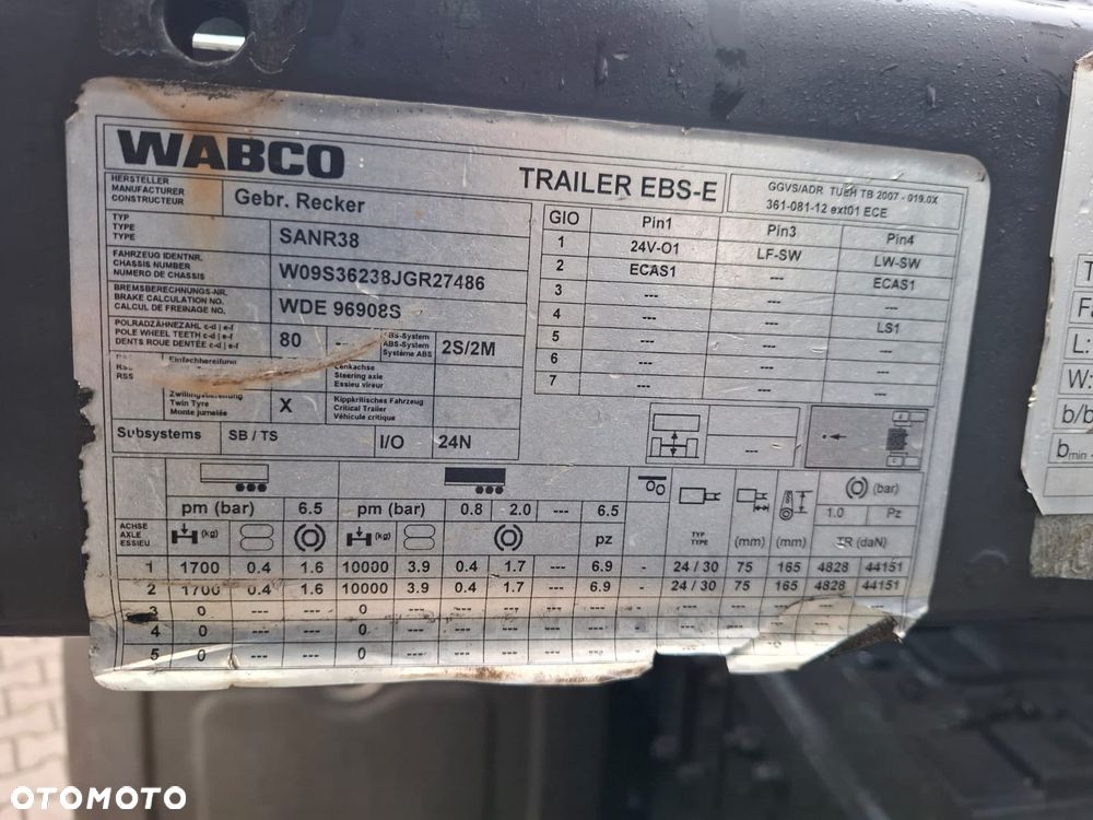 Inny RECKER SANR 38 - 17