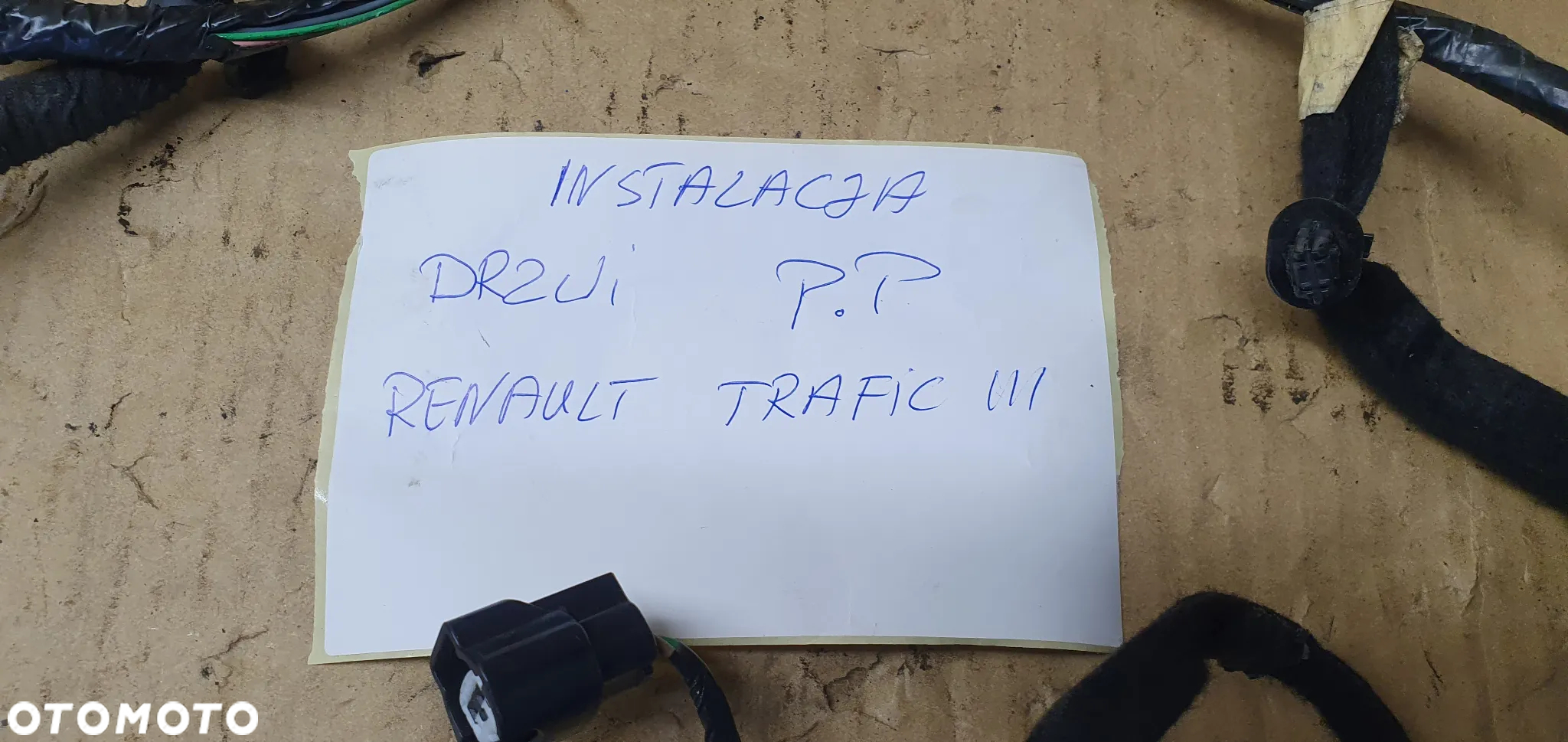Wiązka instalacja drzwi prawy przód przednia prawa Renault Trafic IV - 12