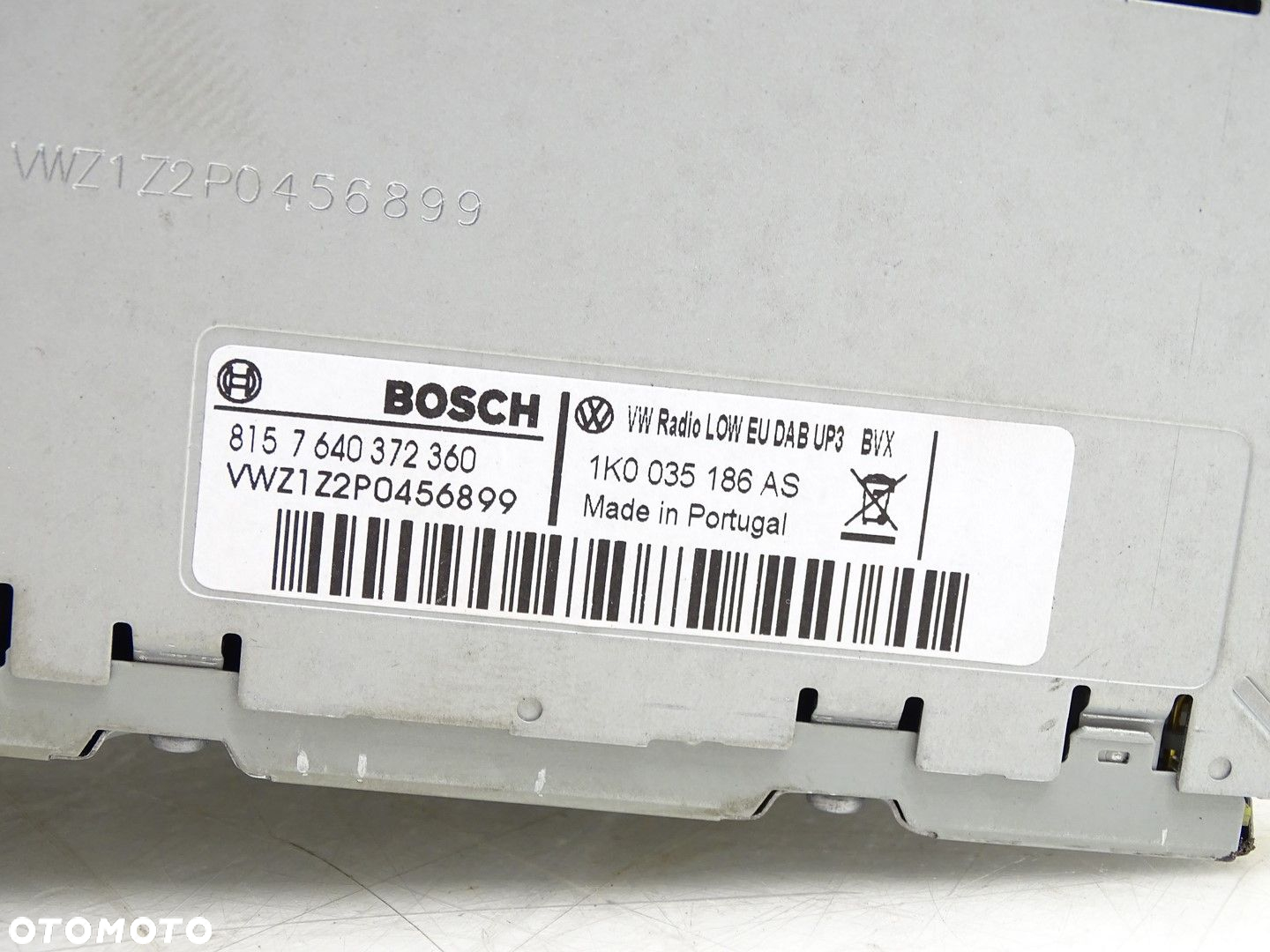 RADIO RADIOODTWARZACZ CD VW JETTA VI 6 5C 1K0035186AS - 5