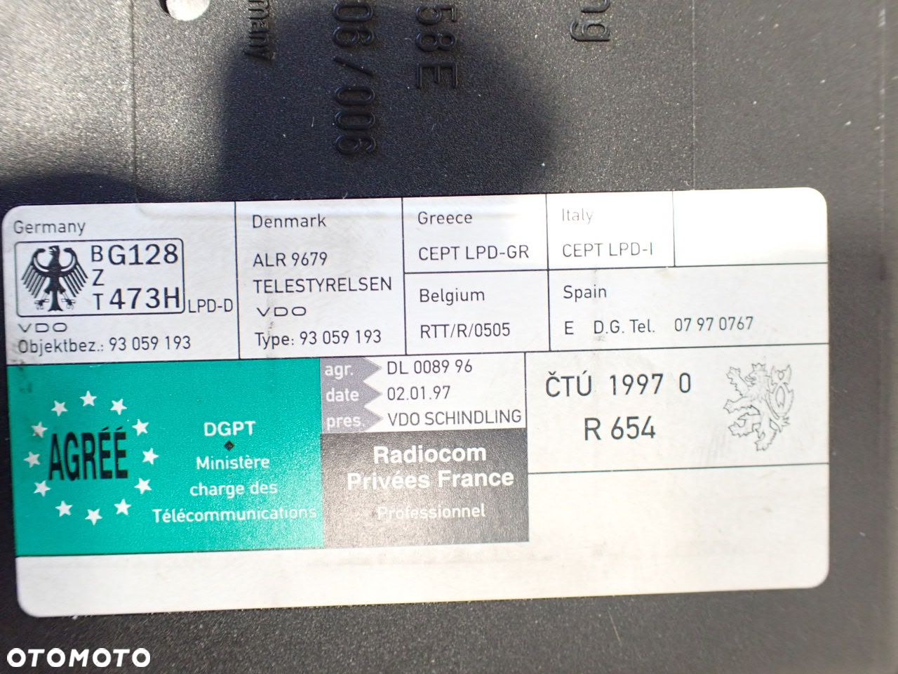 MODUŁ KOMFORTU AUDI A6 C5 2.5 4B0962258E  8D0927613 - 5