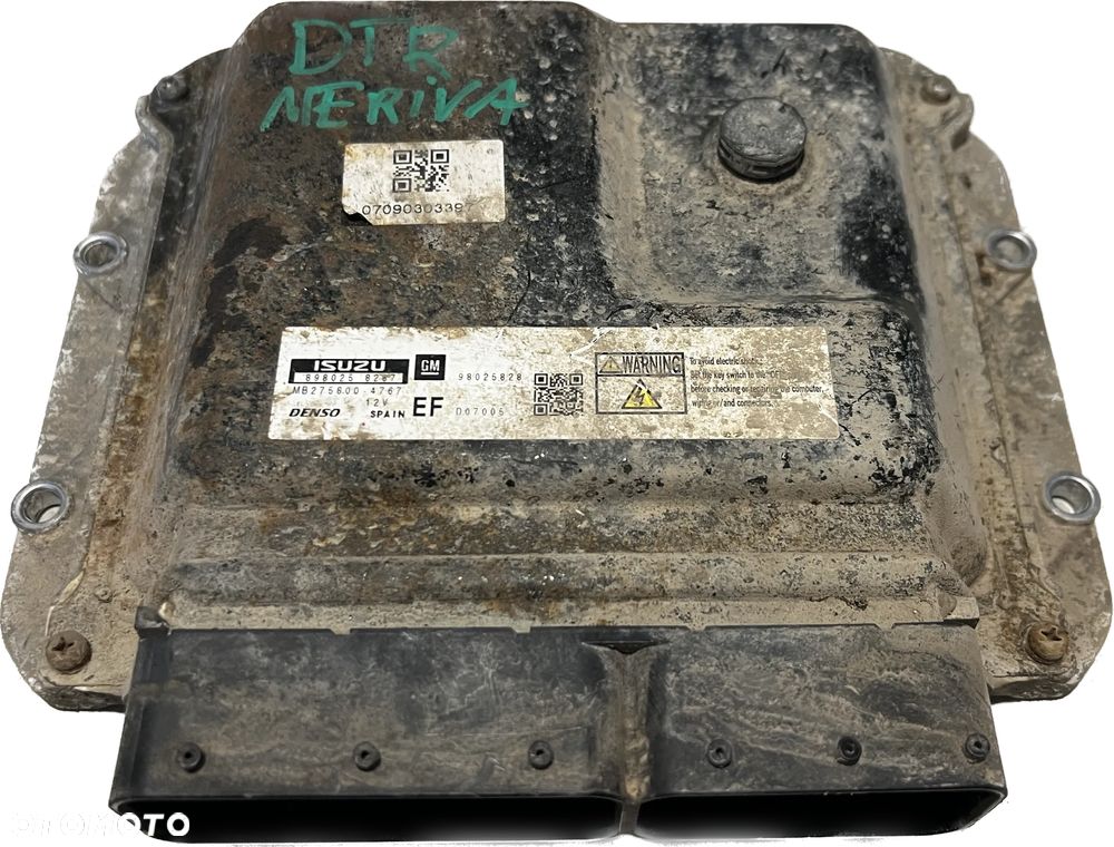 STEROWNIK SILNIKA OPEL MERIVA A 1.7 CDTI  98025828 - 1