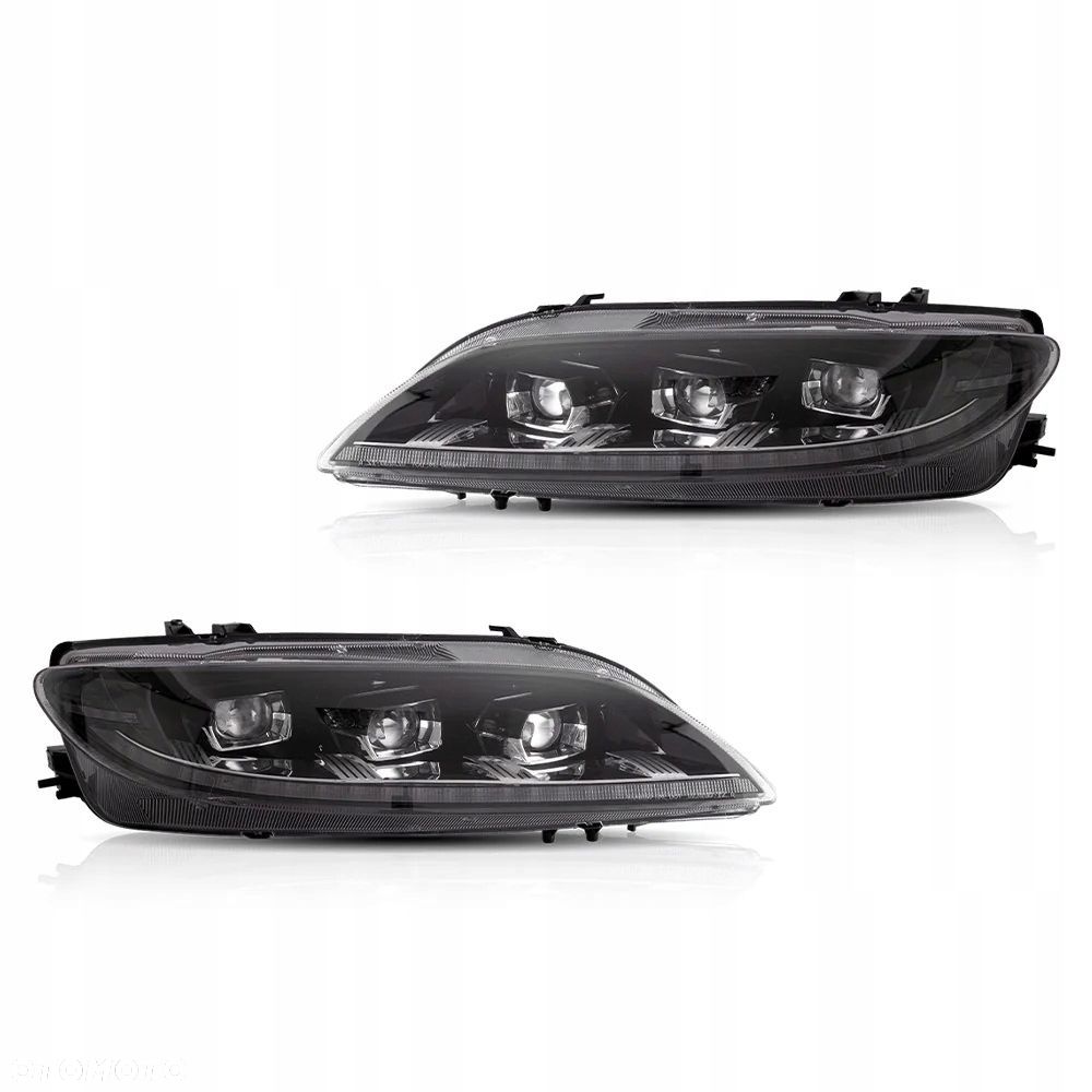 Reflektory Lampy kpl Vland Full Led Neon Tuning Mazda 6 I gg gy 2002-2007 - 6
