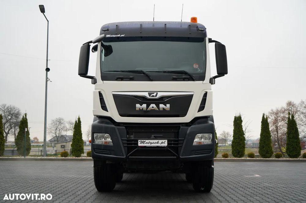 MAN TGS 41.460 / 8X6 / BASCULATOR SPATE / MANUAL / KH-KIPPER / NAVI / ANVELOPE 100% - 14