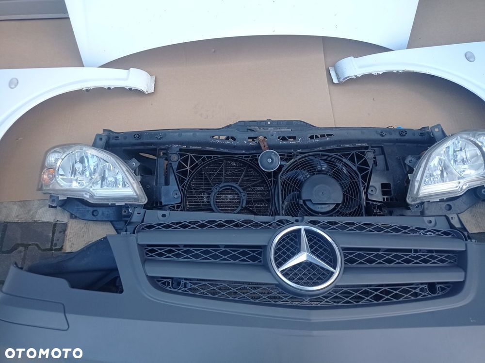 KOMPLETNY PRZOD VITO 639 LIFT 10R- 2.2 CDI MASKA BŁOTNIK LAMPY - 9