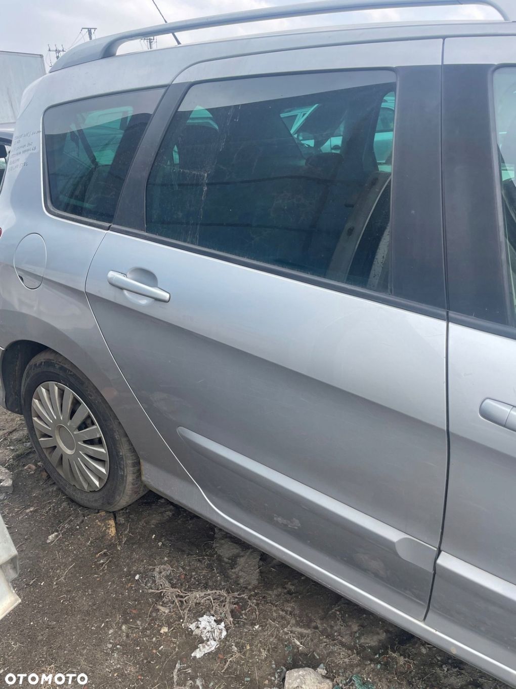 DRZWI PRAWE PRAWY TYŁ PEUGEOT 308 I T7 SW KOMBI KOD LAKIERU EZCR - 1