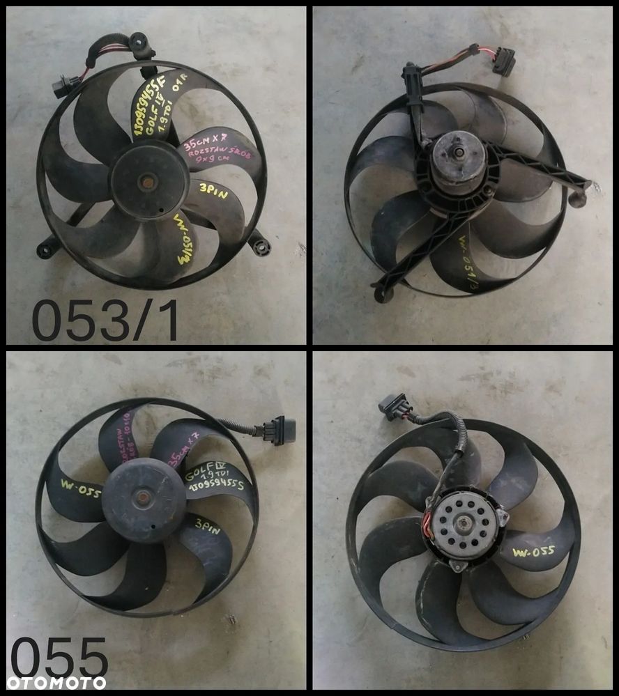 VW-001-399 WENTYLATOR CHŁODNICY VW AUDI SEAT SKODA - 10