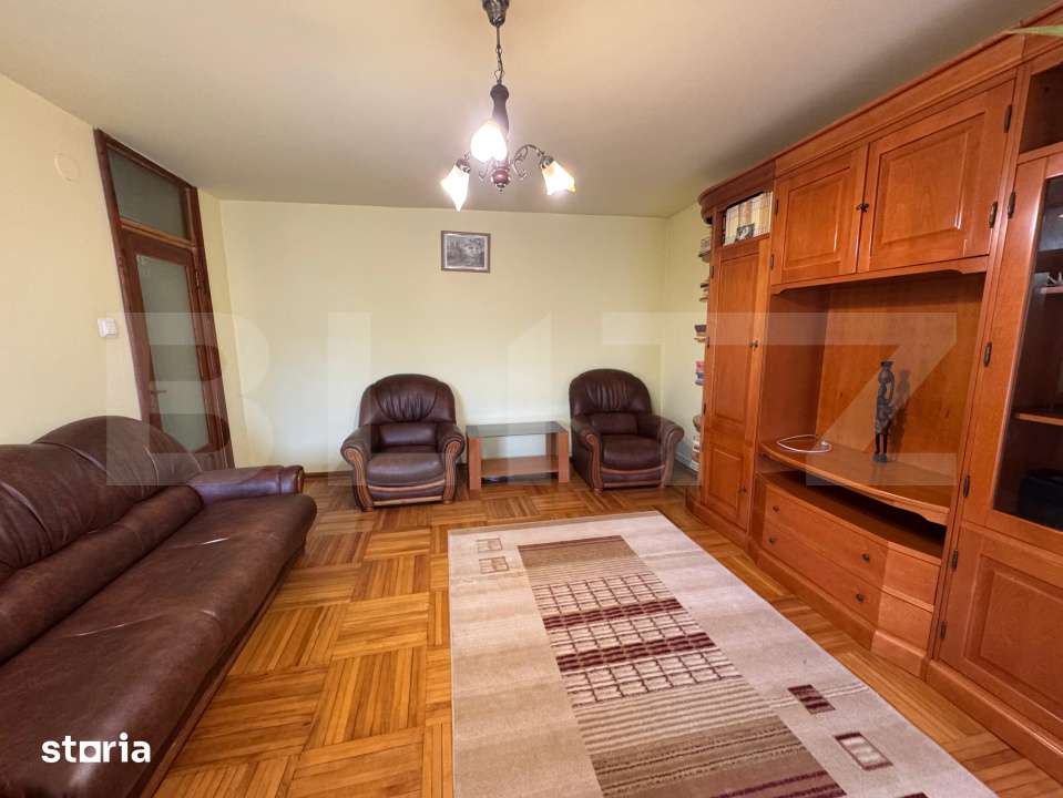 Apartament de inchiriat, 3 camere, 78 mp, decomandat, George Enescu — fotografia 2