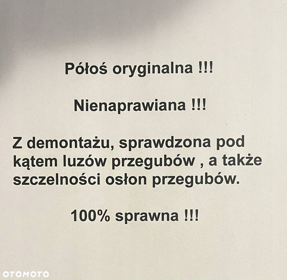 półoś przednia manualna volvo xc60 31325701 2014-16 oryginalna! - 3