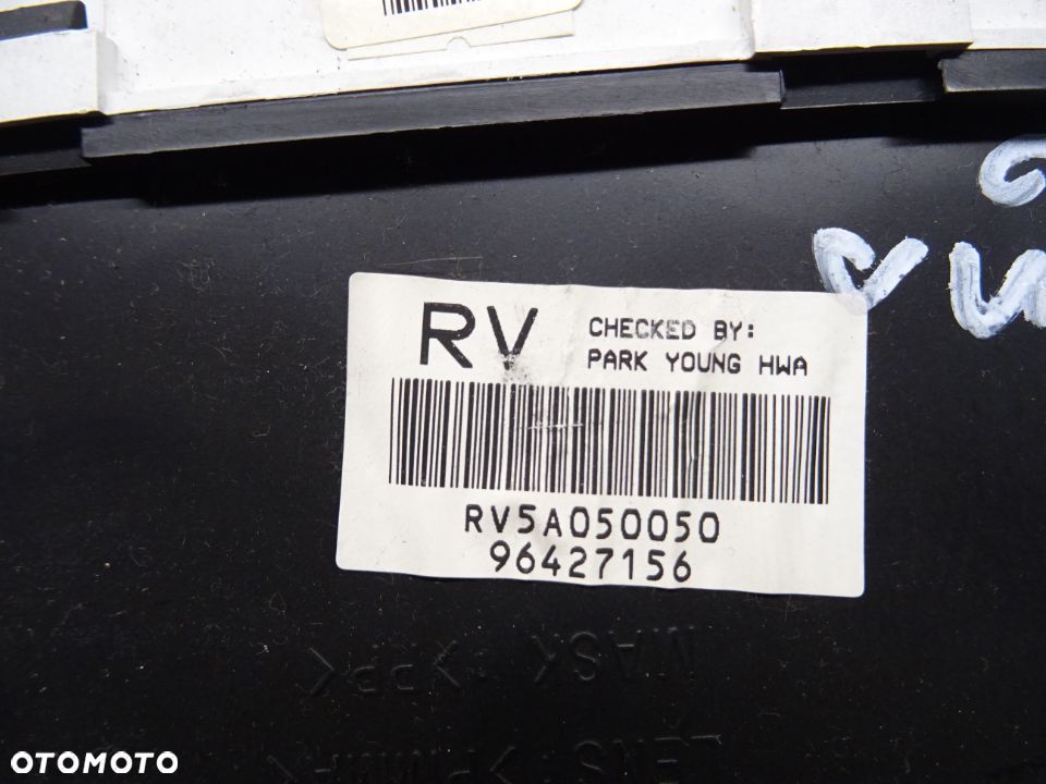 CHEVROLET TACUMA REZZO 04-08 1.6B LICZNIK ZEGAR ZEGARY 96427156 - 2