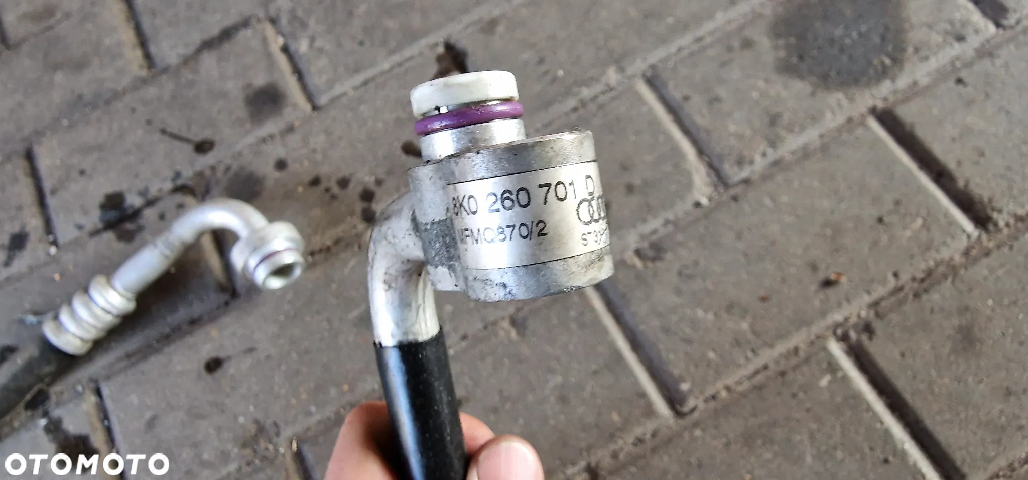 PRZEWÓD PRZEWODY KLIMATYZACJI 8K0260707AC 8K0260701D AUDI A4 B8 1.8tfsi - 4