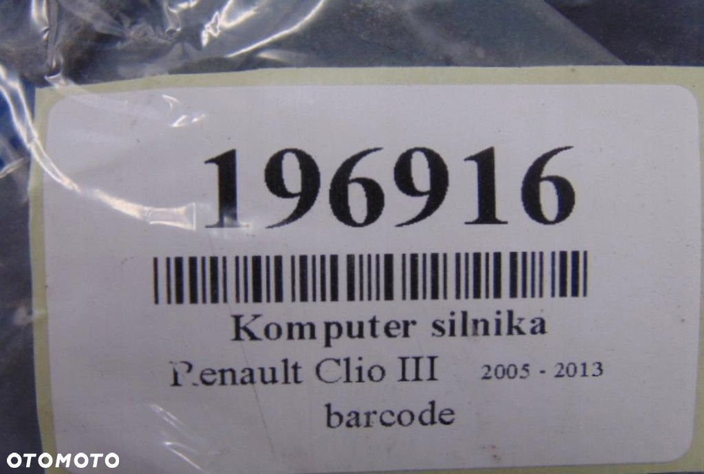 RENAULT CLIO III 1.2 16V KOMPUTER SILNIKA S120202114 - 3